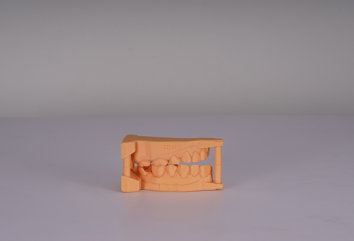 3D printed castable dental model sample