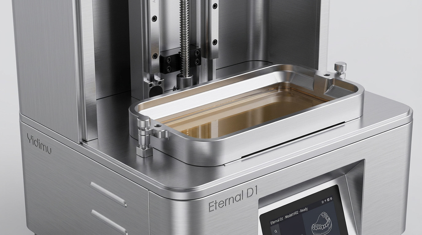 All-metal Eternal D1 body and aluminum alloy resin vat