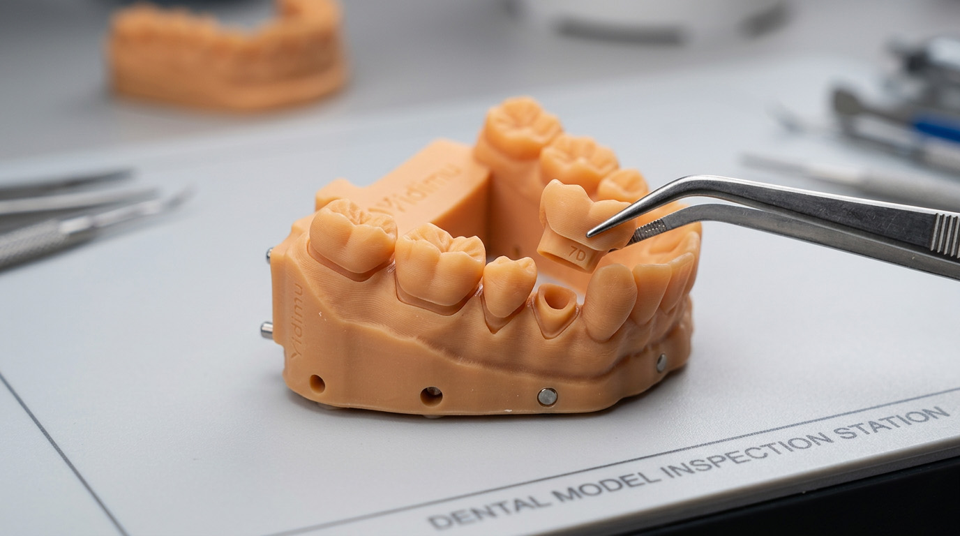 Resin printed restorative and implant dental working models