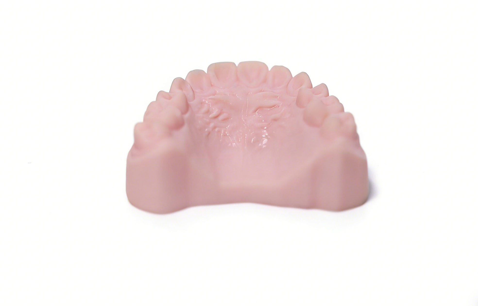 Dental model used to review crown and bridge geometry