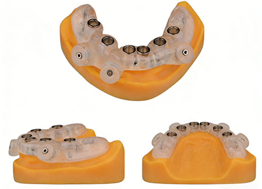 Detailed resin dental and technical research models