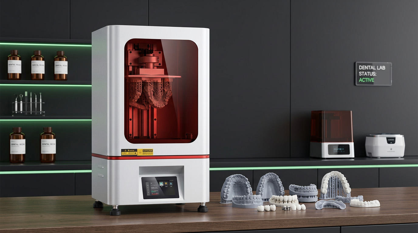 Yidimu Eternal D1 resin 3D printer for professional dental model workflows